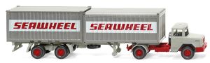 WIK052402 - MAGIRUS 4x2 con rimorchio portacontainer SEAWHEEL