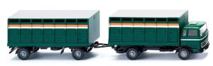 WIK056503 - Trasportino MERCEDES 4x2 con rimorchio 2 Assi Trasporto bestiame