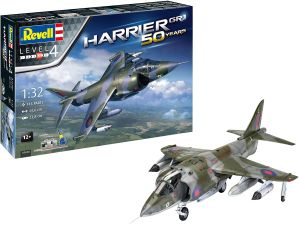 REV05690 - Aereo da caccia Harrier GR.1 con vernice da montare e verniciare