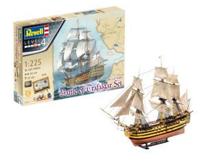 REV05767 - BATTAGLIA DI TRAFALGAR con quadro da montare e dipingere