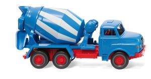 WIK068208 - Trottola MAN 6x4 blu e bianca
