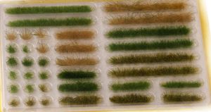 NOC07125 - 18 Strisce di erba verde chiaro e verde scuro 6mm