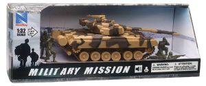 NEW01756 - M1 A1 carro armato e soldati con suono e luci