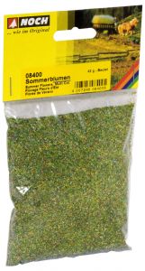 NOC08400 - Sacchetto floccato verde prato fiorito 42gr