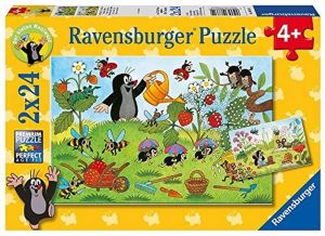 RAV088614 - Puzzle 2x24 Pezzi La talpa in giardino