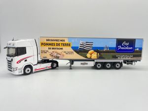 ELI117082 - SCANIA S500 4x2 con rimorchio frigorifero a 3 assi - Trasporto LEROUX