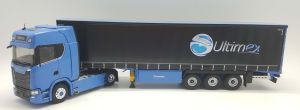 ELI118326 - SCANIA 590 S V8 4x2 con rimorchio telonato Tautliner 3 Assi - Trasporto ULTIMEX