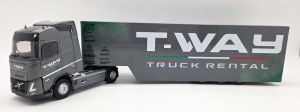 ELI118576 - VOLVO FH500 Aero 4x2 con rimorchio da corsa a 3 assi T-WAY