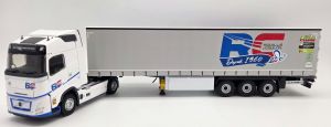 ELI118633 - VOLVO FH Aero 4x2 con rimorchio telonato a 3 assi - ROUILLE & COULON