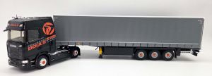 ELI118642 - SCANIA 500 S 4x2 con rimorchio telonato a 3 assi - DOULS Transport