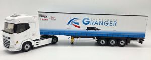 ELI118664 - DAF XG 4x2 con rimorchio coperto a 3 assi GRANGER Transport