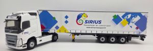 ELI118807 - VOLVO FH 4x2 2020 con rimorchio telonato a 3 assi SIRIUS Transport et Logistique