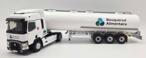 ELI118823 - RENAULT T 460 4x2 con autocisterna a 3 assi, BOUQUEROD ALIMENTAIRE