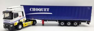 ELI118885 - RENAULT T 480 4x2 (2021) con semirimorchio a centine a 3 assi (Transports CHOQUET)