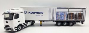 ELI118886 - MERCEDES-BENZ eActros 600 4x2 con semirimorchio a centine a 3 assi (KOUVIDIS)