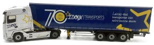 ELI118918 - DAF XG 4x2 con semirimorchio Tautliner a 3 assi – Transports IDOUX (70° anniversario)