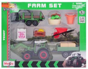 MST12564-C - Set FENDT 209 Vario con cargador, remolque, remolque forestal y accesorios