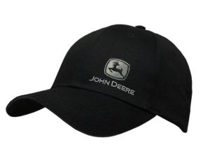 MC13080428BK - Cappellino nero con logo JOHN DEERE