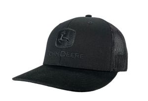 MC13080561BK - Cappellino nero con rete di JOHN DEERE