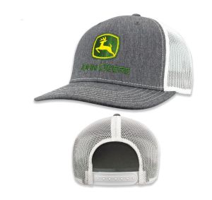 MC13083346HG - Cappellino a rete grigio e bianco JOHN DEERE