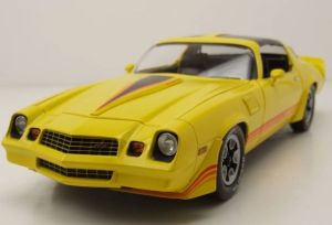 GREEN13690 - CHEVROLET Camaro Z28 del 1980 con tettuccio apribile giallo e strisce rosse