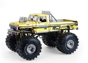 GREEN13715 - FORD F-250 1974 "BIGFOOT #1" Monster Truck - 50° Anniversario con figurina di Bob Chandler