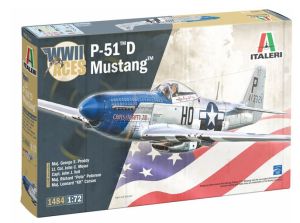 ITA1484 - Aereo da caccia P-51D MUSTANG Aces da assemblare e dipingere