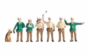 NOC15090 - 6 poliziotti tedeschi con accessori