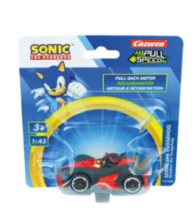 CARRERA15818326 - Auto principale a frizione SONIC the Hedgehog in blister - Nero - Shadow