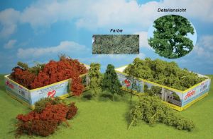 HEK1630 - 15 Alberi e cespugli in fibre naturali - naturali