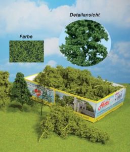 HEK1632 - 15 Alberi e cespugli in fibre naturali - verde medio
