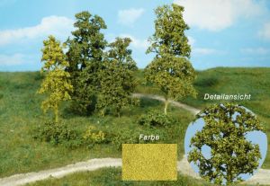 HEK1670 - 15 Alberi e arbusti in fibre naturali - verde chiaro
