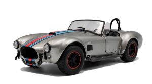 SOL1804913 - SHELBY Cobra 427 MKII Solido Works M Racing 1965 Argento