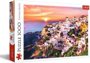 TRF10435 - Puzzle 1000 Pezzi Un tramonto su Santorini