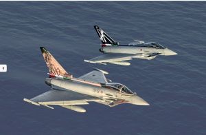 ITA1406 - Aereo da caccia EF-2000 Gruppi Caccia 100° anniversario