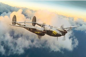 ITA1446 - P38J Velivolo Lightning da assemblare e verniciare