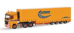 HER155762 - MERCEDES Actros LH02 6x4 con rimorchio a pianale ribassato 4 Assi A.WIRZIUS
