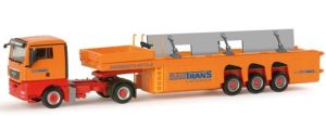 HER156240 - MAN TGX XL 4x2 con rimorchio per trasporto vetro 3 Assi BAUTRANS