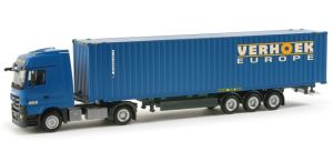 HER156325 - MERCEDES Actros LH08 con portacontainer e container VERHOEK