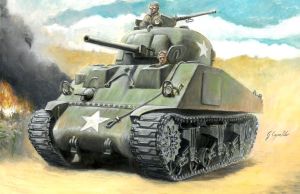 ITA15751 - Serbatoio M4 Sherman da 75mm da montare e verniciare