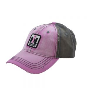 CAS15IH081 - IH Cappellino effetto jeans "Rosa e marrone".