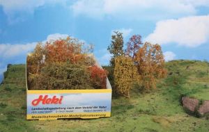 HEK1673 - Set di 15 alberi e cespugli autunnali