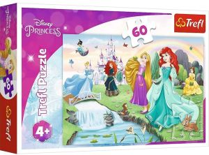 TRF17361 - Puzzle da 60 pezzi Incontri con le principesse