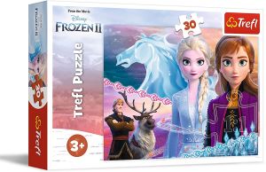 TRF18253 - Puzzle 30 pezzi THE FROZEN 2: Il coraggio delle sorelle