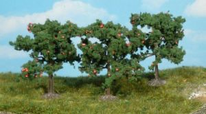 HEK1160 - Set di 3 alberi di mele 8 cm