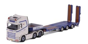 CAV20-1330 - SCANIA S Highline 6x2 con autocarro portacontainer a 3 assi TWAN BIERINGS