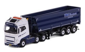 CAV20-1397 - VOLVO FH5 Gl. 6x4 con cassone ribaltabile e rimorchio a 3 assi – TML Transport