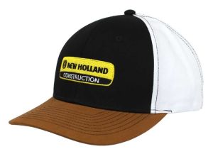 CASNH2201 - NEW HOLLAND Costruzione berretto marrone bianco e nero