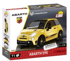 COB24601 - FIAT Abarth 595 Competizione giallo - 71 pezzi