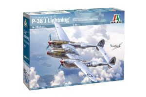 ITA2834 - Aereo da caccia LOCKHEED P-38J E.T.O. Lightning da assemblare e verniciare